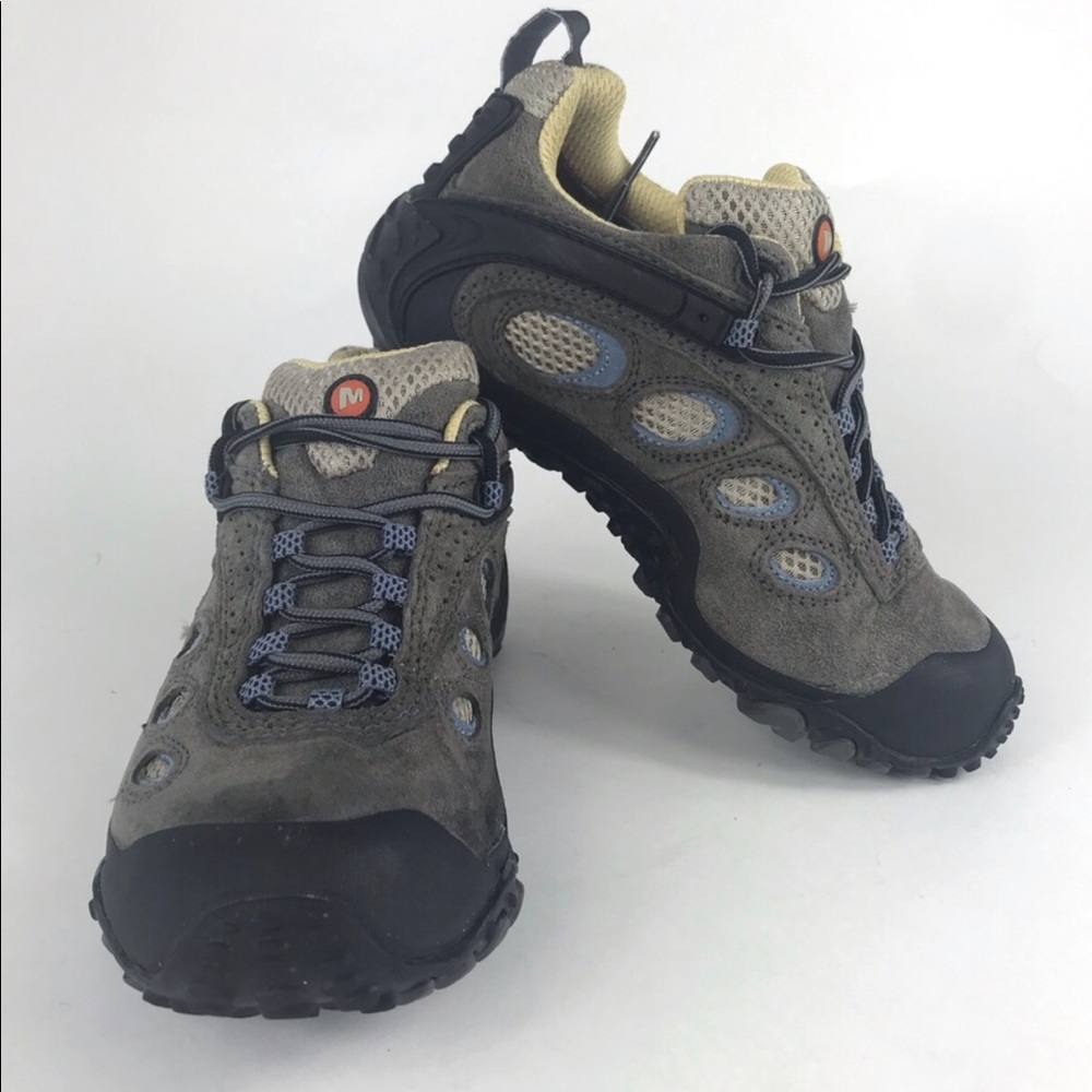 MERRELL Olive Vibram Outdoor Hiking Trail Shoes